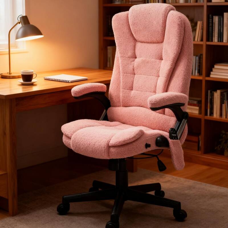 High Back Vibrating Massage Office Chair, Executive Office Chair with Heat, For Home and Office