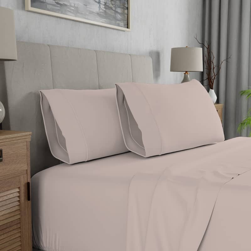 Color Sense 300TC 100% Cotton Ultra-Soft Pillowcase Set