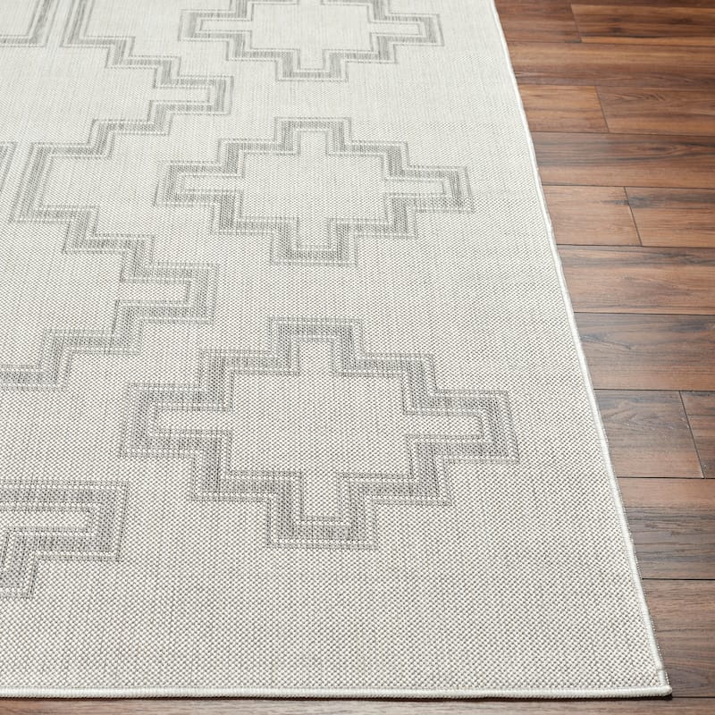 Livabliss Long Beach Outdoor Safe Casual Boho Area Rug