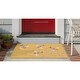 preview thumbnail 3 of 7, Liora Manne Illusions Bees Indoor/Outdoor Mat Honey 1'11" x 2'11"