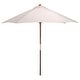 preview thumbnail 1 of 22, SEI Furniture Casandra Round Ribbed Umbrella White 6-Ribbed