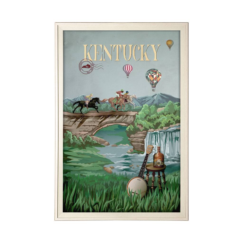 Kentucky Go (XL) Framed Art Print