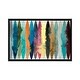 preview thumbnail 4 of 13, iCanvas "Waves Of Color" by Randy Hibberd Framed Ebony - 18x26