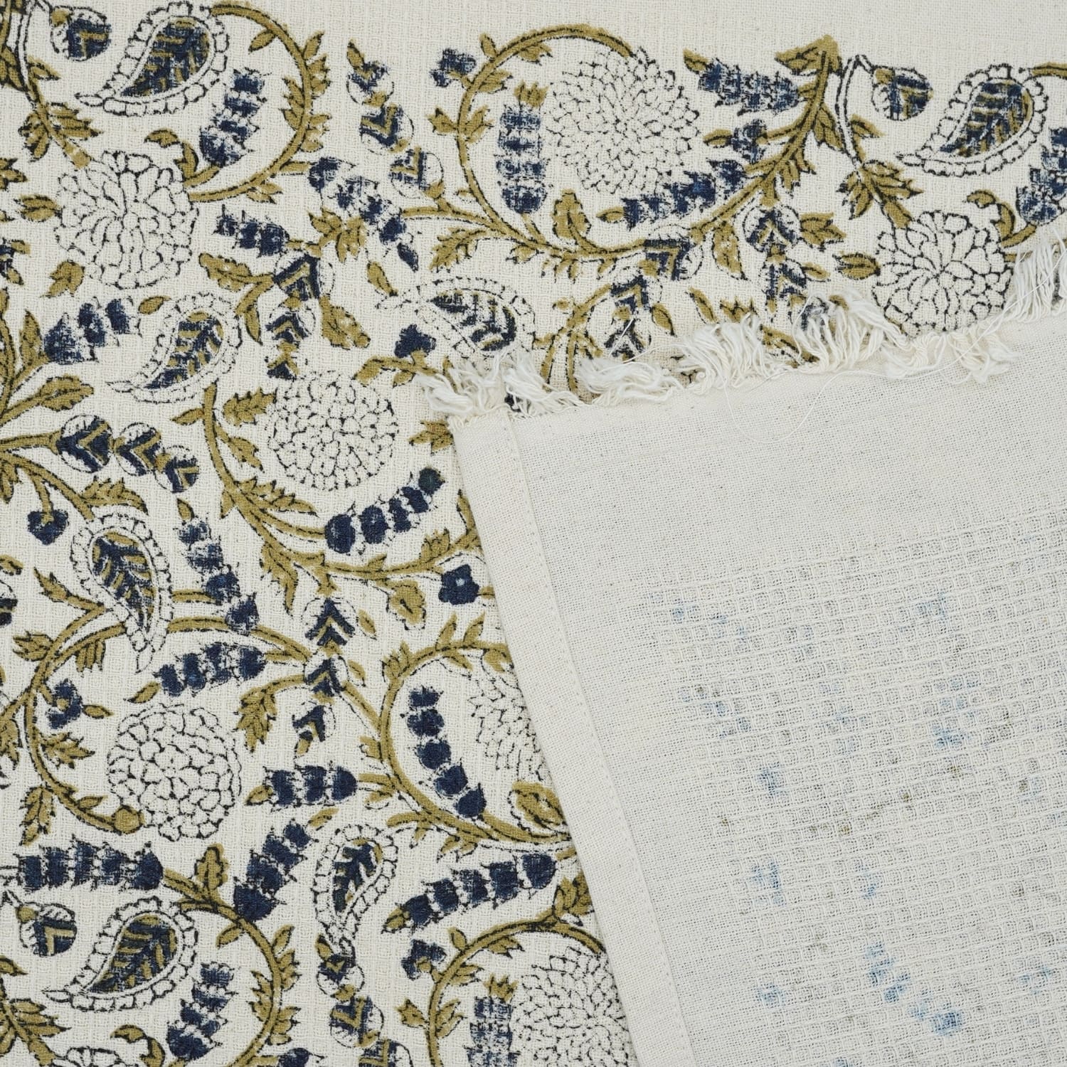 Option Gopi- Mustard, Navy Blue