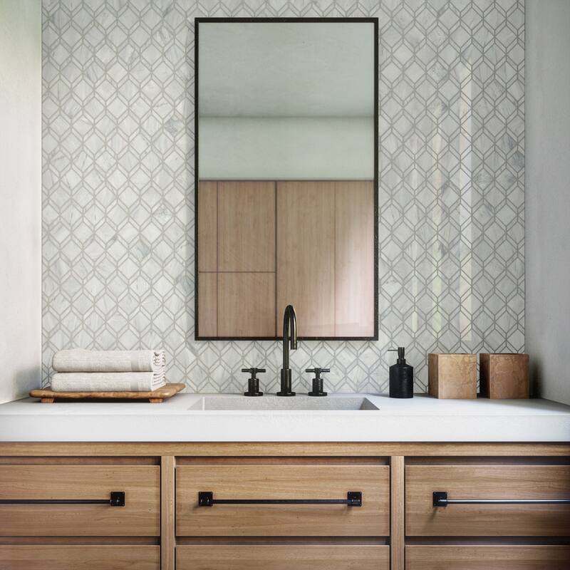 Daltile Gamma Natural Stone Balance XL Wall and Floor Mosaic Tile (Set of 10)