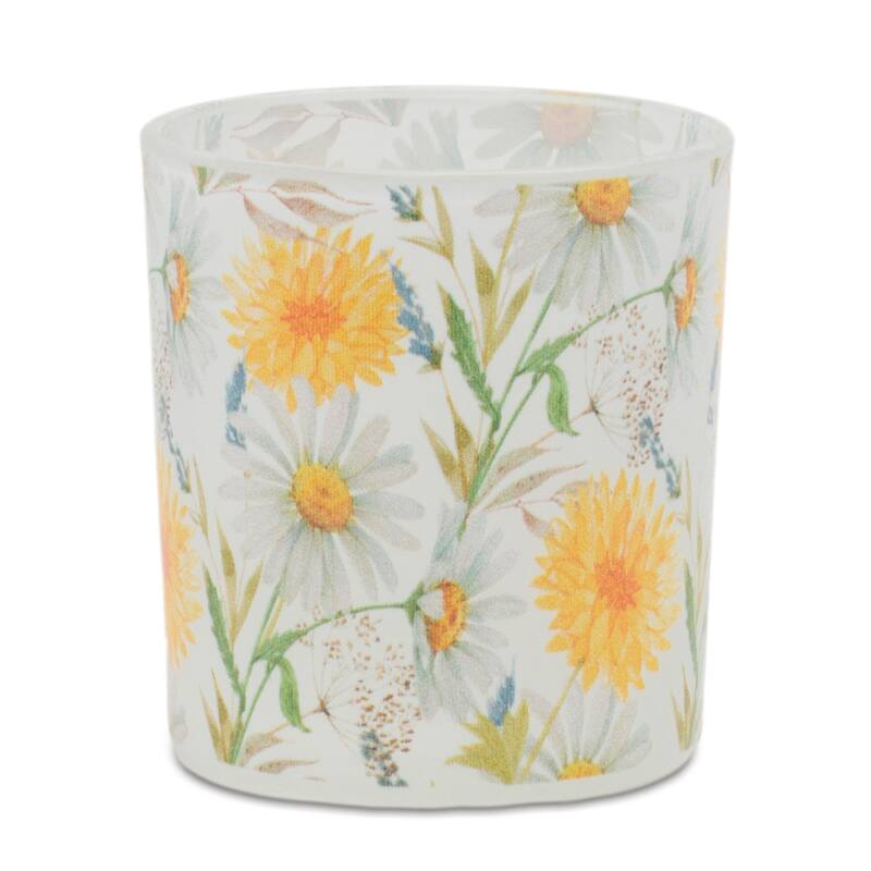 Floral Print Votive Candle Holder (Set of 3)