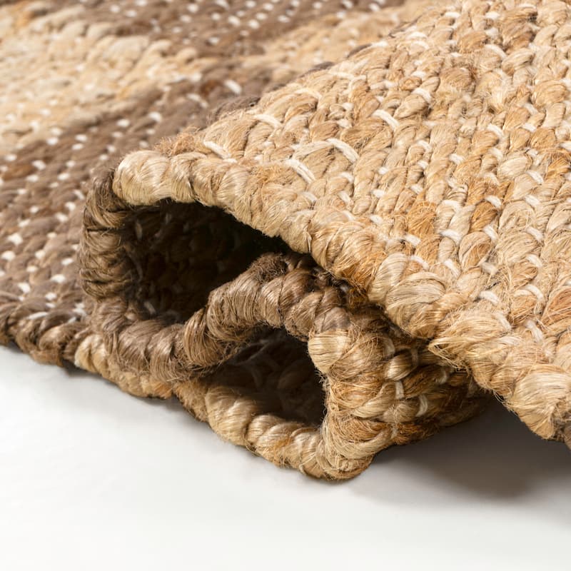 JONATHAN Y Theo Modern Farmhouse Woven Jute Checkerboard Area Rug