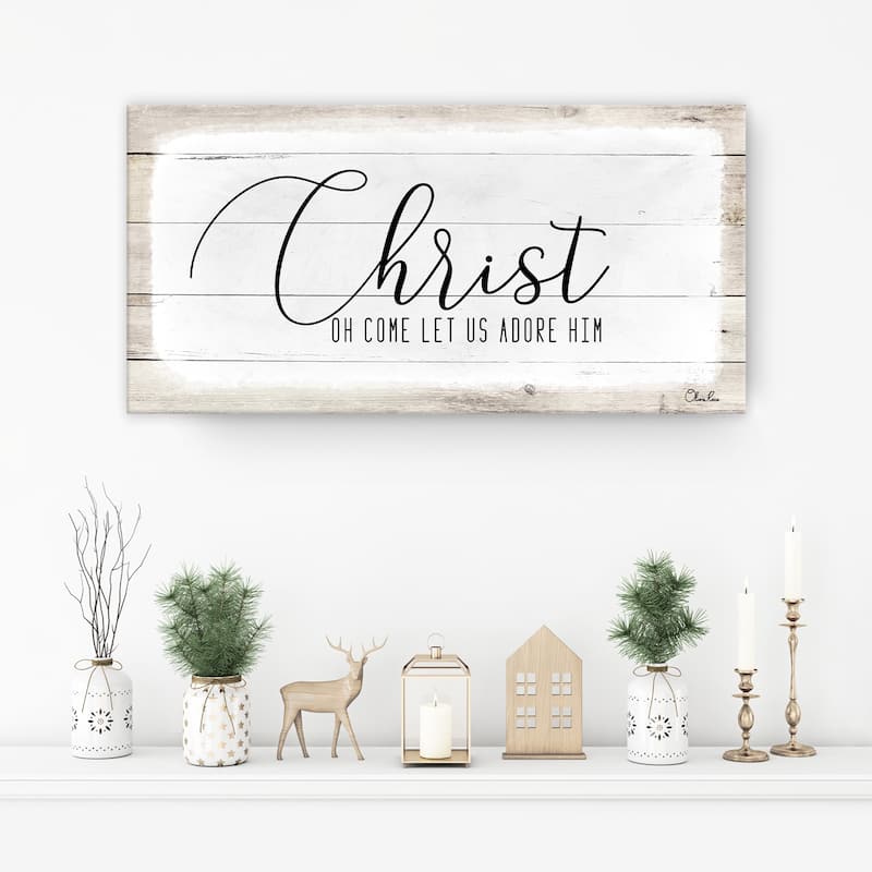 Ready2HangArt 'Christ' Holiday Canvas Wall Art by Olivia Rose
