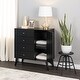 preview thumbnail 15 of 19, Prepac Milo Mid-Century Modern 4 Drawer Combo Dresser, Chest of Drawers With Door, Contemporary Bedroom Furniture