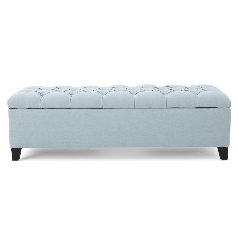 Ottilie Button-tufted Storage Ottoman Bench by Christopher Knight Home