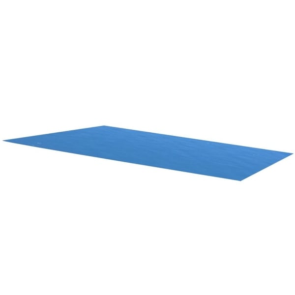 vidaXL Rectangular Pool Cover 216 x 108 inch PE Blue
