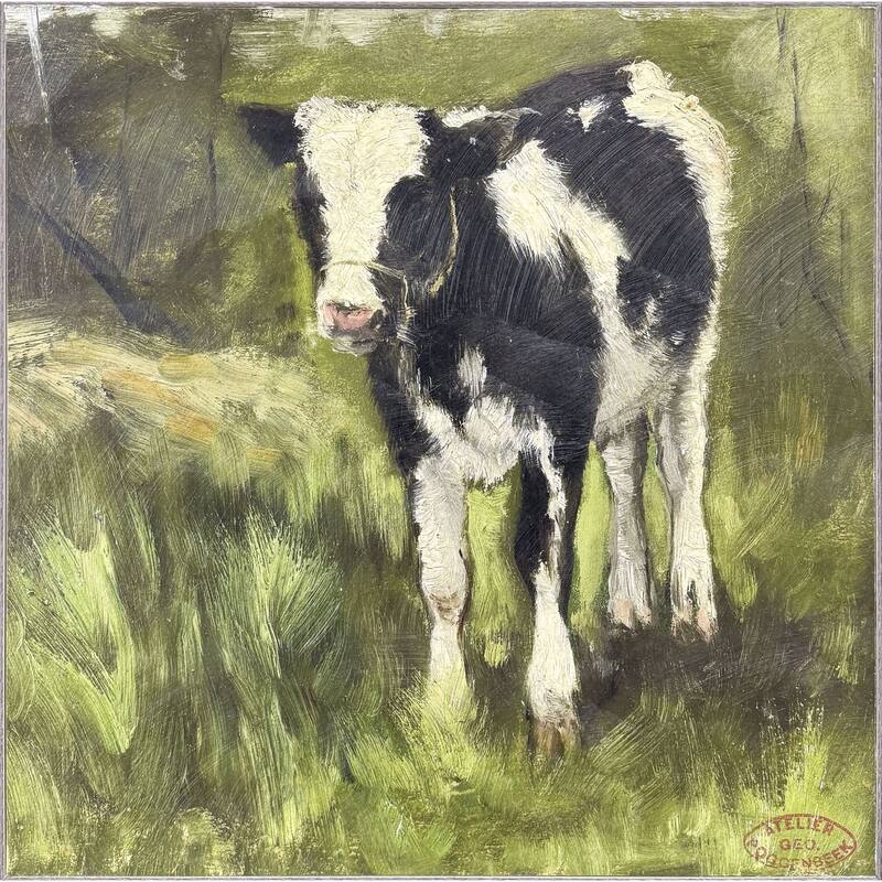 Paragon Poggenbeeks Calf I - Non-Glass Framed Art