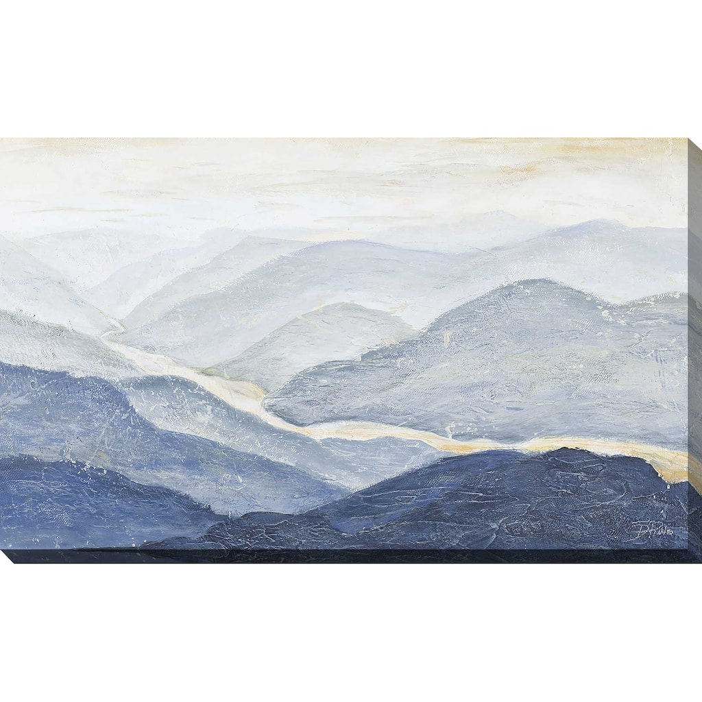 "Blue Mountains (Horizontal)" Print on Canvas