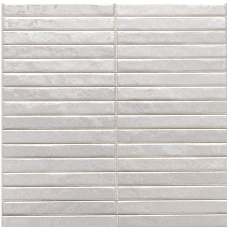 Castilla 14x14 Glossy Porcelain Textured Ribbed Tile - Wall, Backsplash