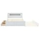 preview thumbnail 27 of 32, Versatile Queen Size Wood Storage Bed with LED and Trundle for Enhanced Comfort and Space Utilization