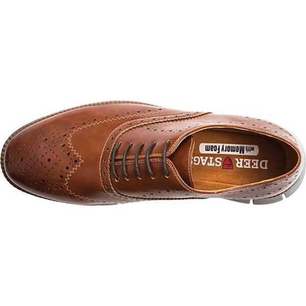deer stags benton wingtip oxford