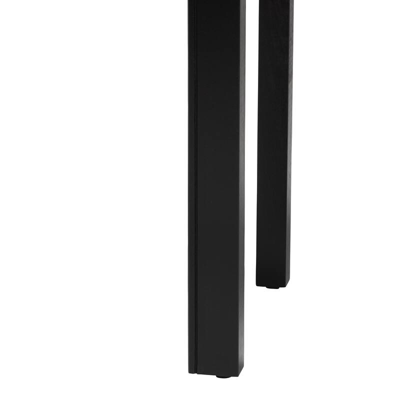 Leah Console Table - 3-Drawer Accent Table with Fluted Wood Detailing for Living Room, Hallway, or Entryway