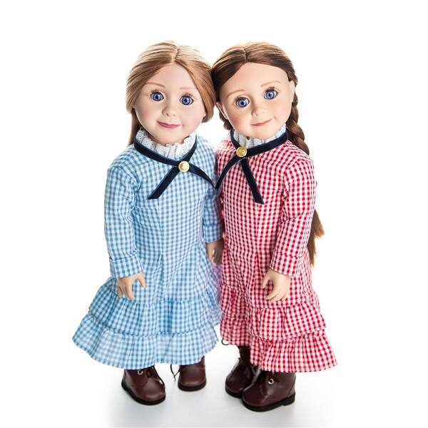 Shop Authentic Laura Mary Ingalls Blue Check Dress 18 Inch Doll