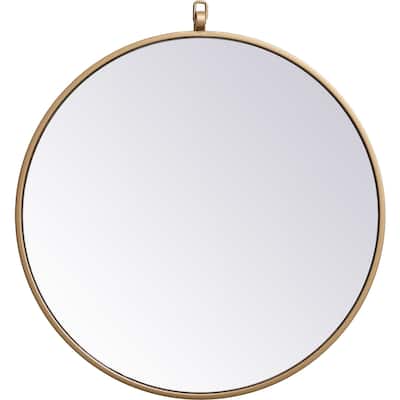 Elegant Lighting Eternity 21" Diameter Circular Beveled Metal Framed