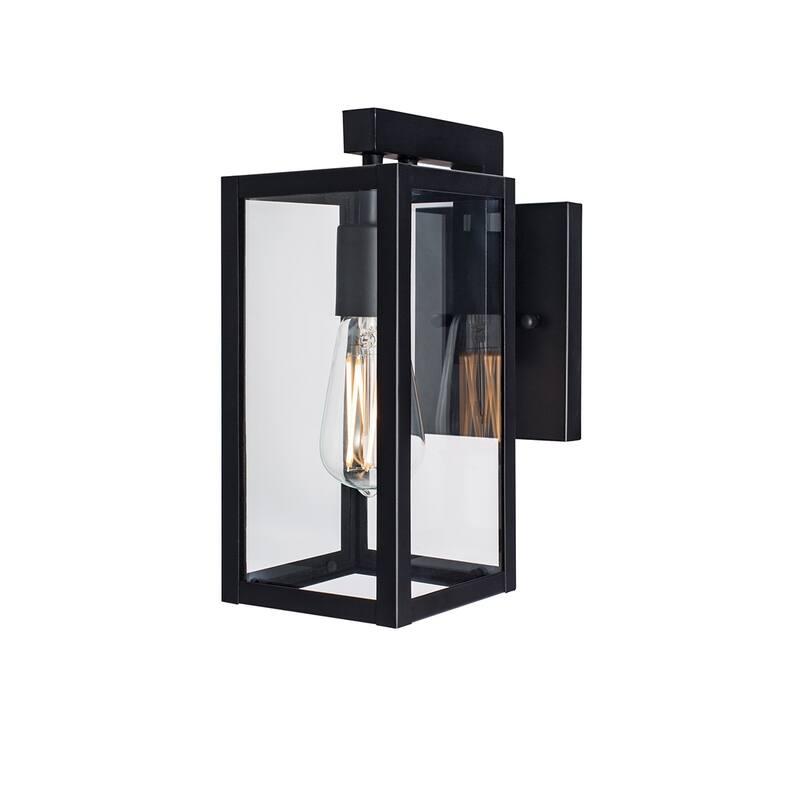 Elk Home Capture Matte Black 1 Light Outdoor Wall Sconce