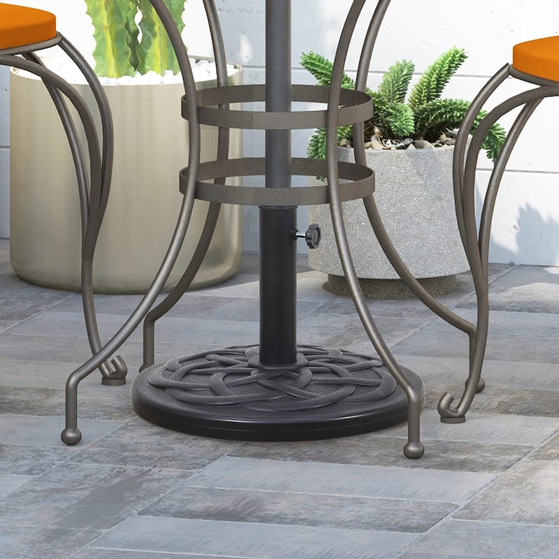 Maypex 26.5 lbs Heavy Duty Umbrella Base Black