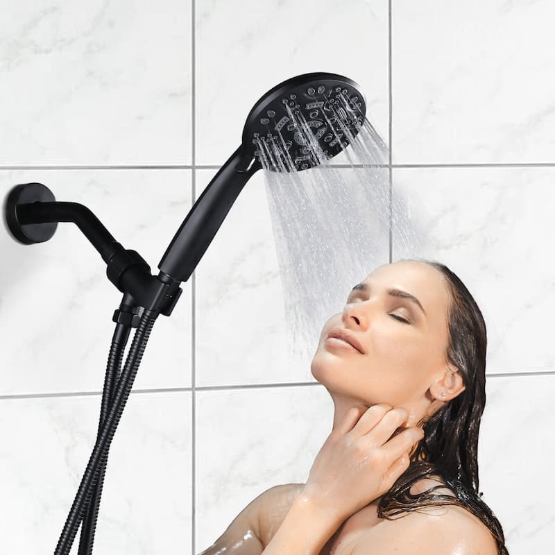 WOWOW Modern Style 4.7-Inch Multi-Function Shower Faucet Set