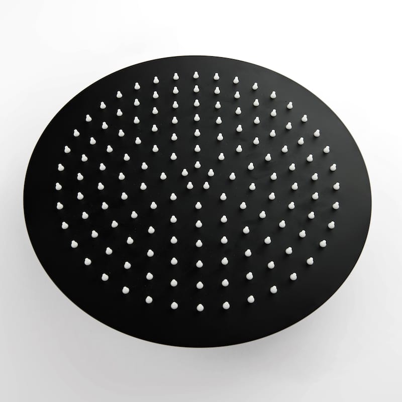 Rbrohant Freestanding Shower Head, Stainless Steel and Brass Outdoor Handheld Shower