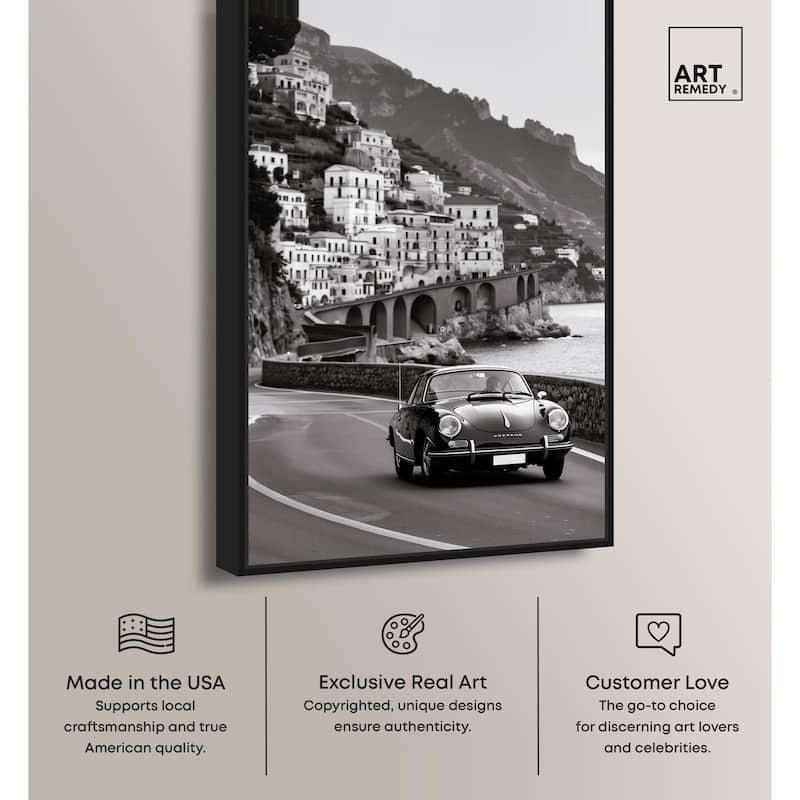 Drive through the Town Canvas by Art Remedy