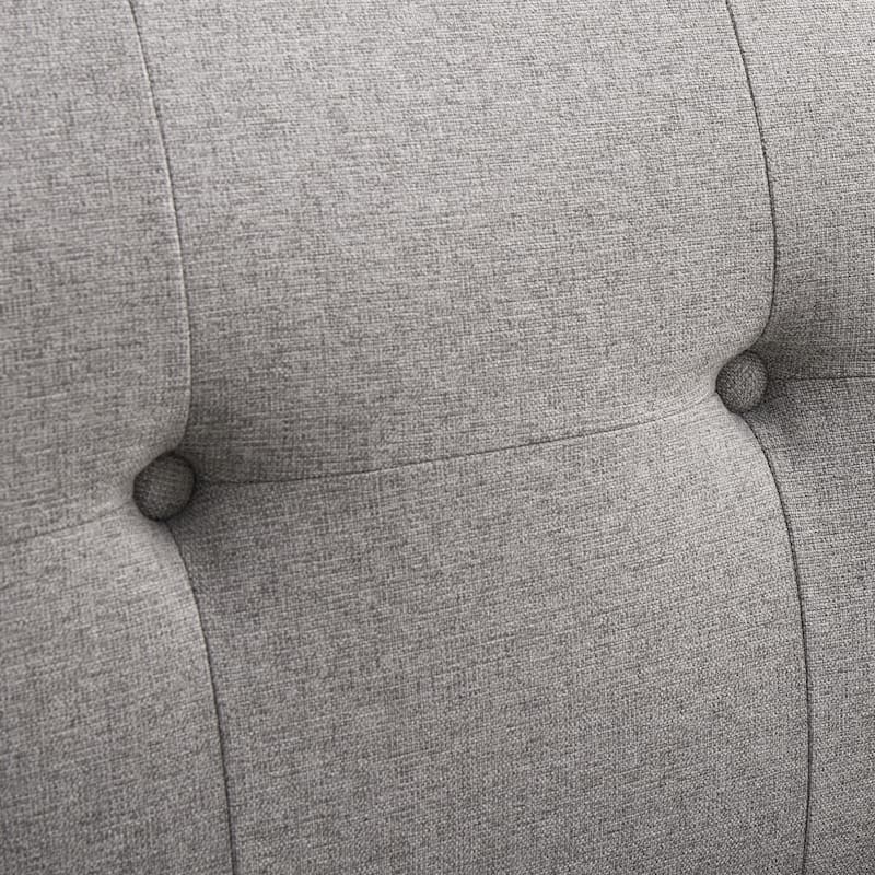 Tufted-Fabric-Upholstered-Accent Chair