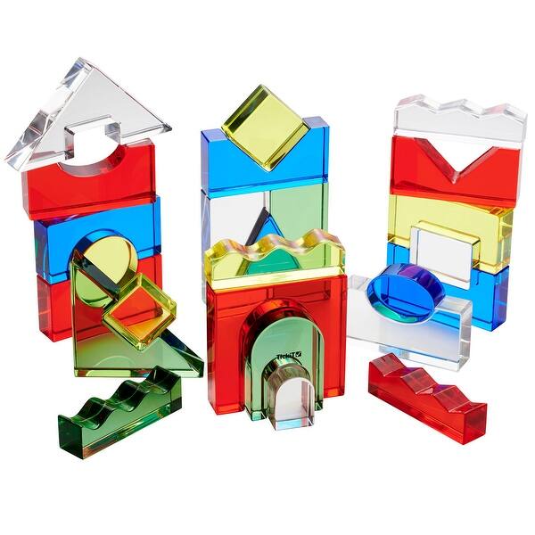 slide 2 of 9, TickiT Color Crystal Block Set - Set of 25 Multi - STEM - Kids