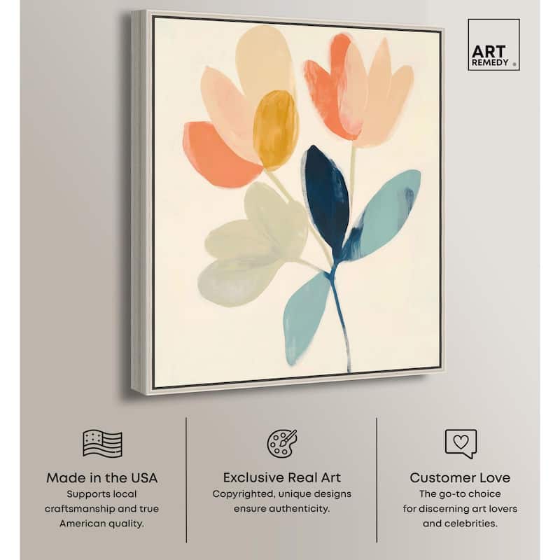 Meadow Motif Canvas by Art Remedy