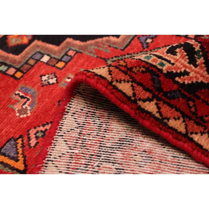 ECARPETGALLERY Hand-knotted Andelz Red Wool Rug - 5'3 x 9'2