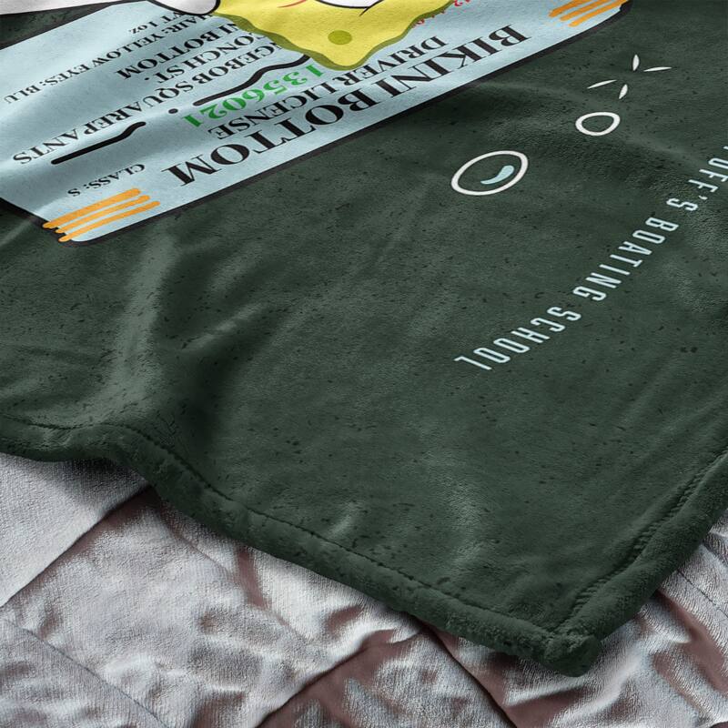 Nickelodeon Spongebob Squarepants Silk Touch Throw Blanket