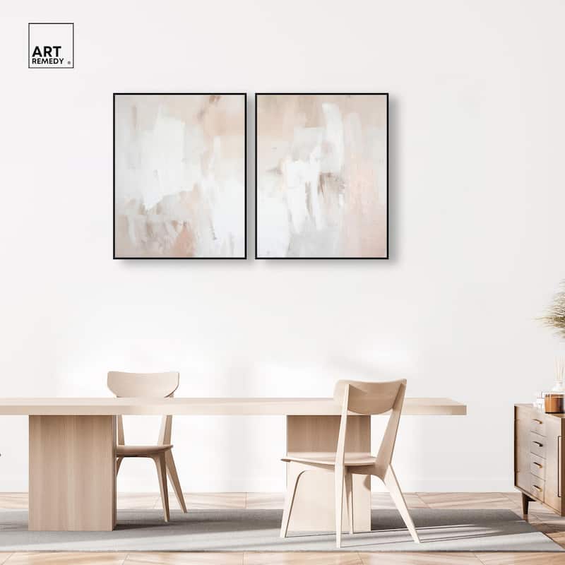 Opalescent Hues III Canvas Set of 2 by Art Remedy