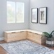 preview thumbnail 15 of 17, Josie L-shaped Backless Breakfast Nook Bench Unfinished