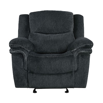 Manual Recliner Velvet Casual Sofa Accent Arm Chairs Modern High Back Lounge Chairs with Pillow Arms for Living Room