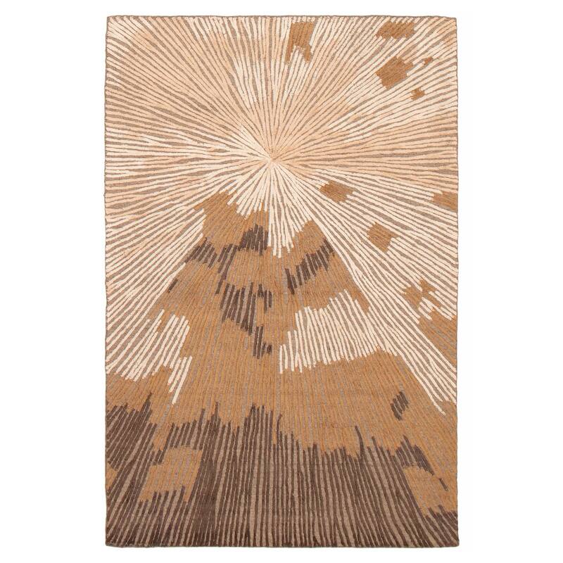 ECARPETGALLERY Hand-knotted Tangier Beige Wool Rug - 5'1 x 7'11 - Beige - 5'1 x 7'11