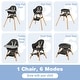 preview thumbnail 32 of 30, 6-in-1 Baby High Chair with Removable Dishwasher and Safe Tray - 24.5" x 23" x 35.5"