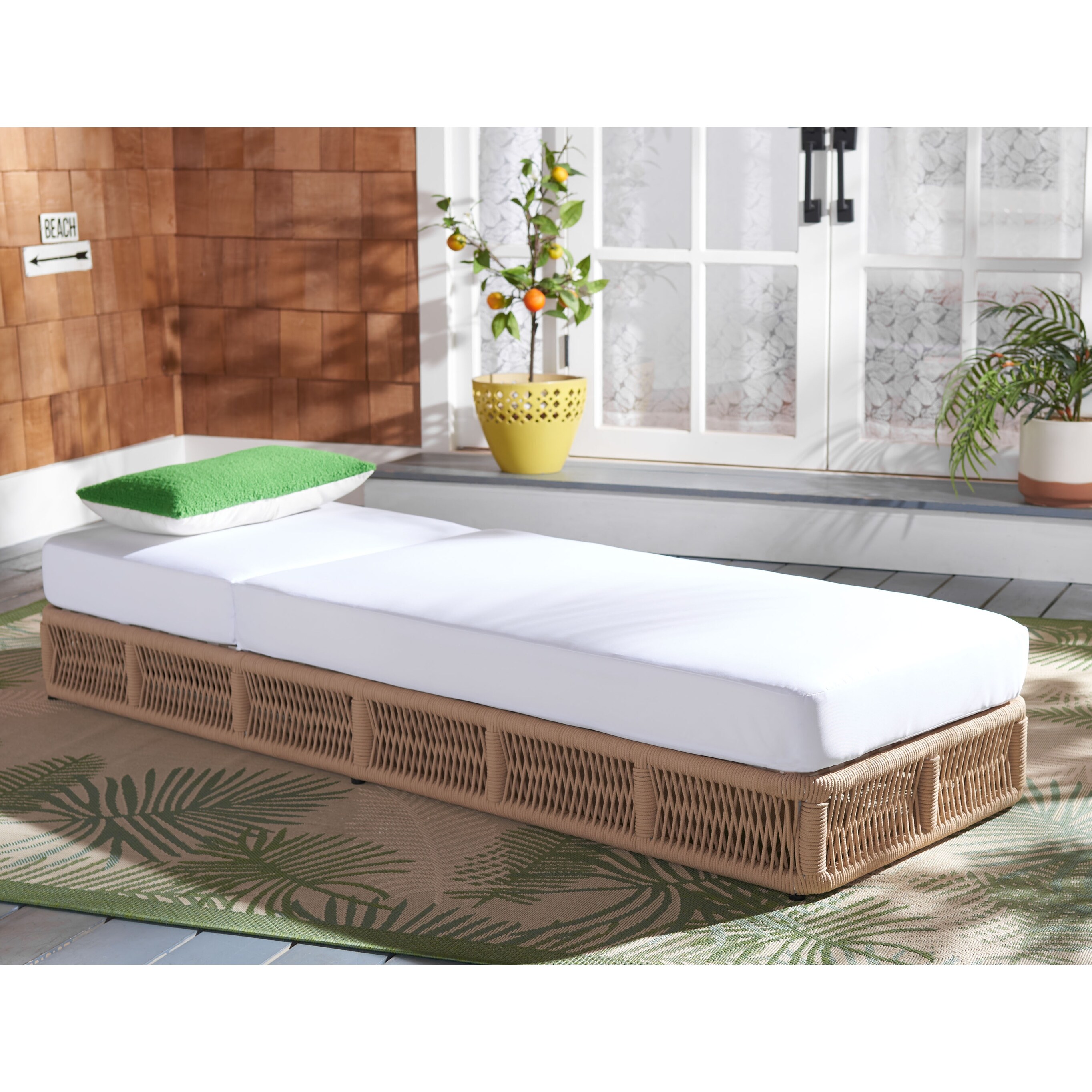 Maura double chaise lounge with cushion outlet