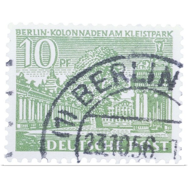 "German postage stamp" Poster Print