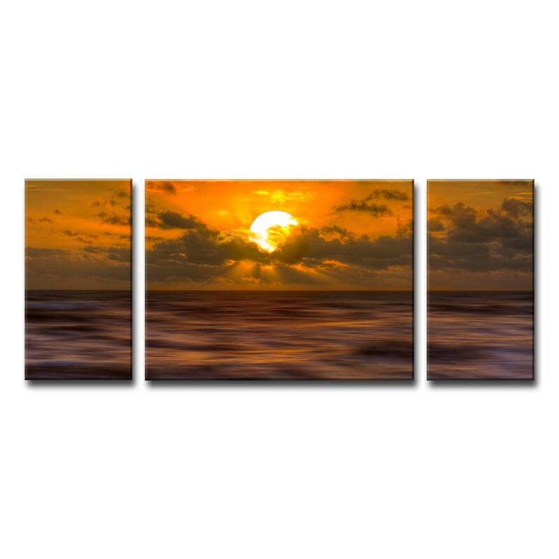 Ready2HangArt 'Magnetized Splendor' Oversized 3PC Canvas Wall Decor Set