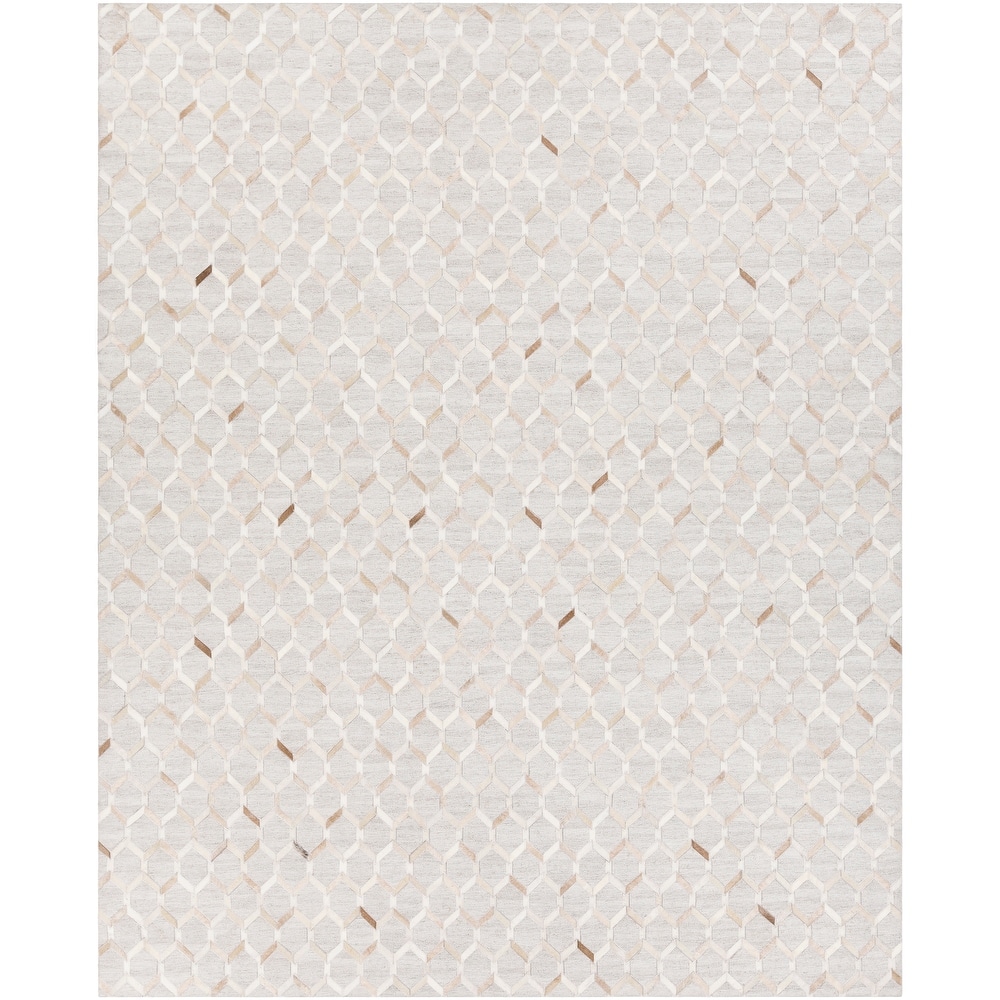Hand-Crafted Esplanade Viscose & Hair-on-hide Area Rug