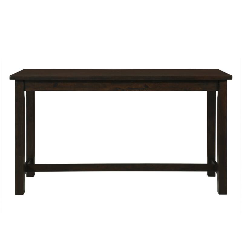 4pc Counter Height Dining Set Counter Height Table w Drawer Built-in USB Ports Power Outlets and 3 Stools Casual
