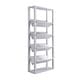 preview thumbnail 4 of 9, Puno Contemporary 5-Shelf Open Back Bookcase by Furniture of America White Oak