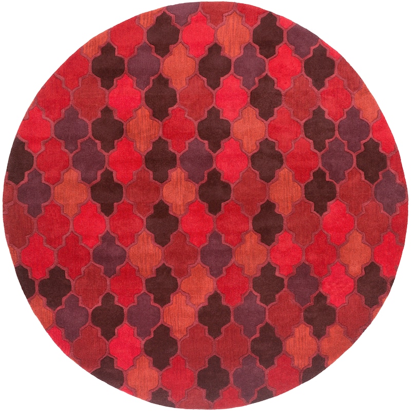 Randall Handmade Geometric Moroccan Wool Area Rug