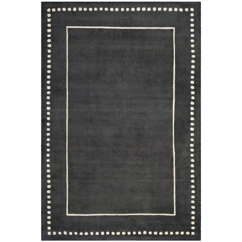 SAFAVIEH Handmade Bella Alverta Dotted Border Wool Rug