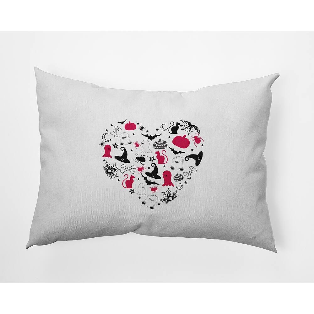 Halloween Heart Accent Pillow
