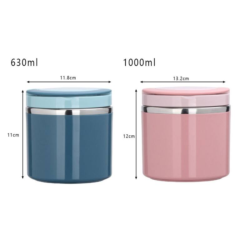 1000ml Stainless Steel Vacuum Insulated Food Jars with Handle