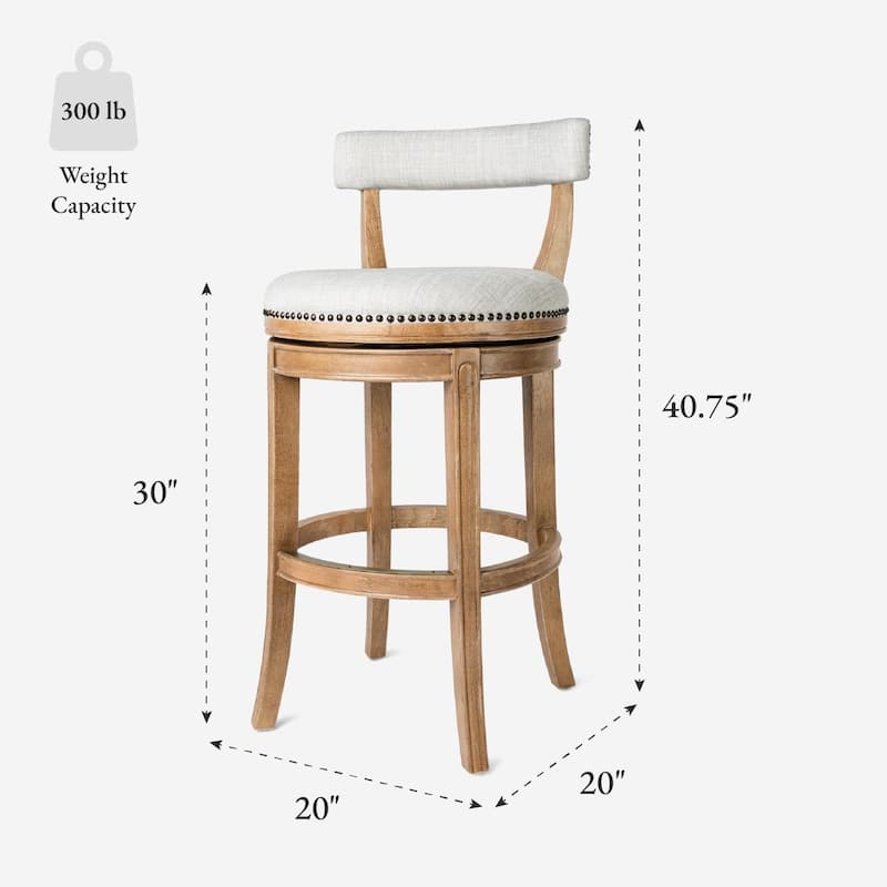 Maven Lane Alexander Swivel Kitchen Stool