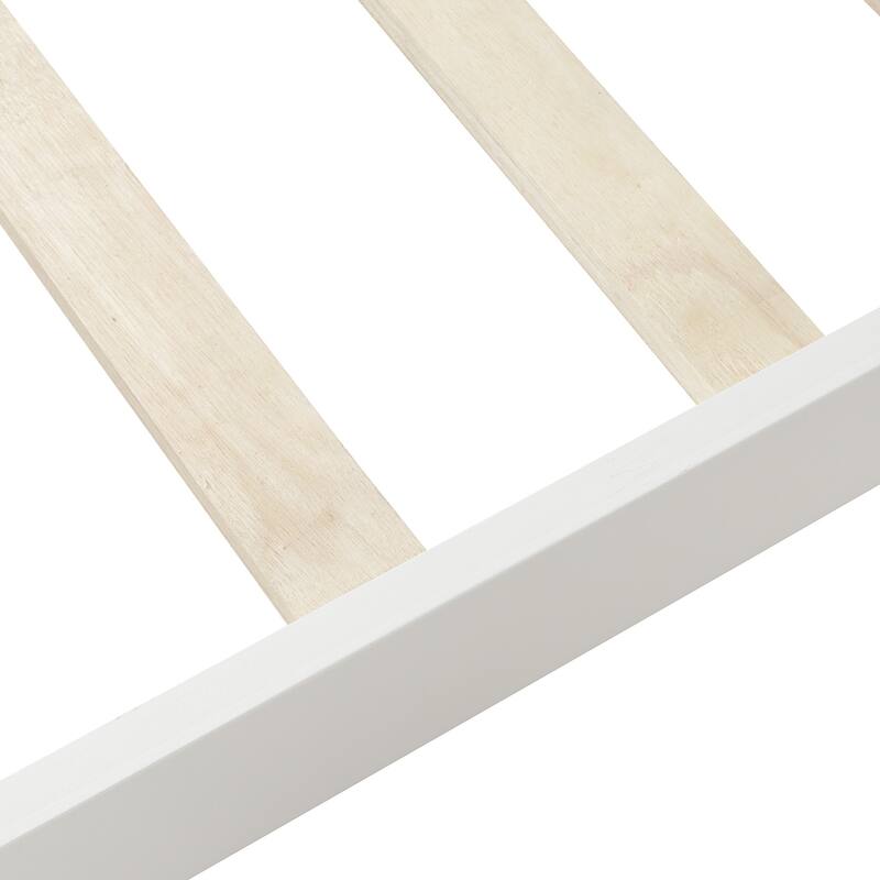 Minimalist Wood Platform Twin Bed Frame with Headboard and Footboard, No Box Spring Needed